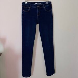 INC International Concepts Dark Navy Skinny Jeans Denim Pants